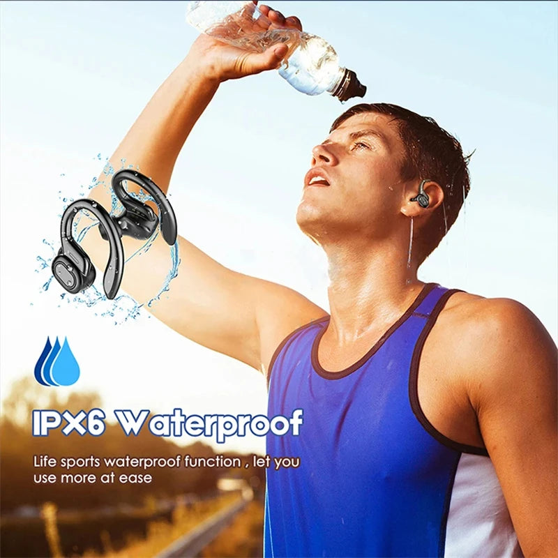 SHUKE Bluetooth Earbuds Wireless Earphones Sport Earhook Headset Waterproof