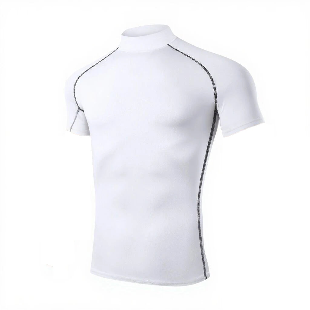 NONECN Men's Compression T Shirt Quick Dry Bodybuilding Sportswear