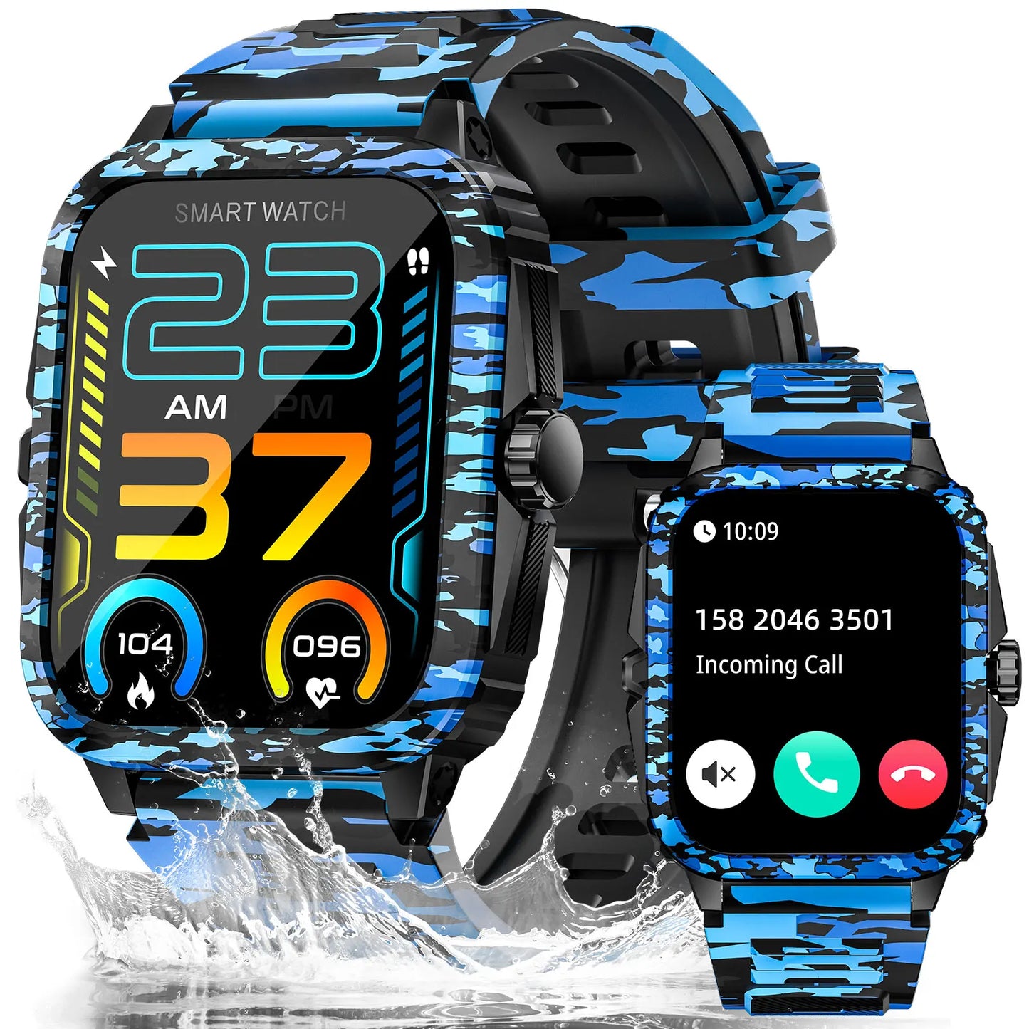 LaNikar KT71 Smart Watch Fitness Tracker Heart Rate