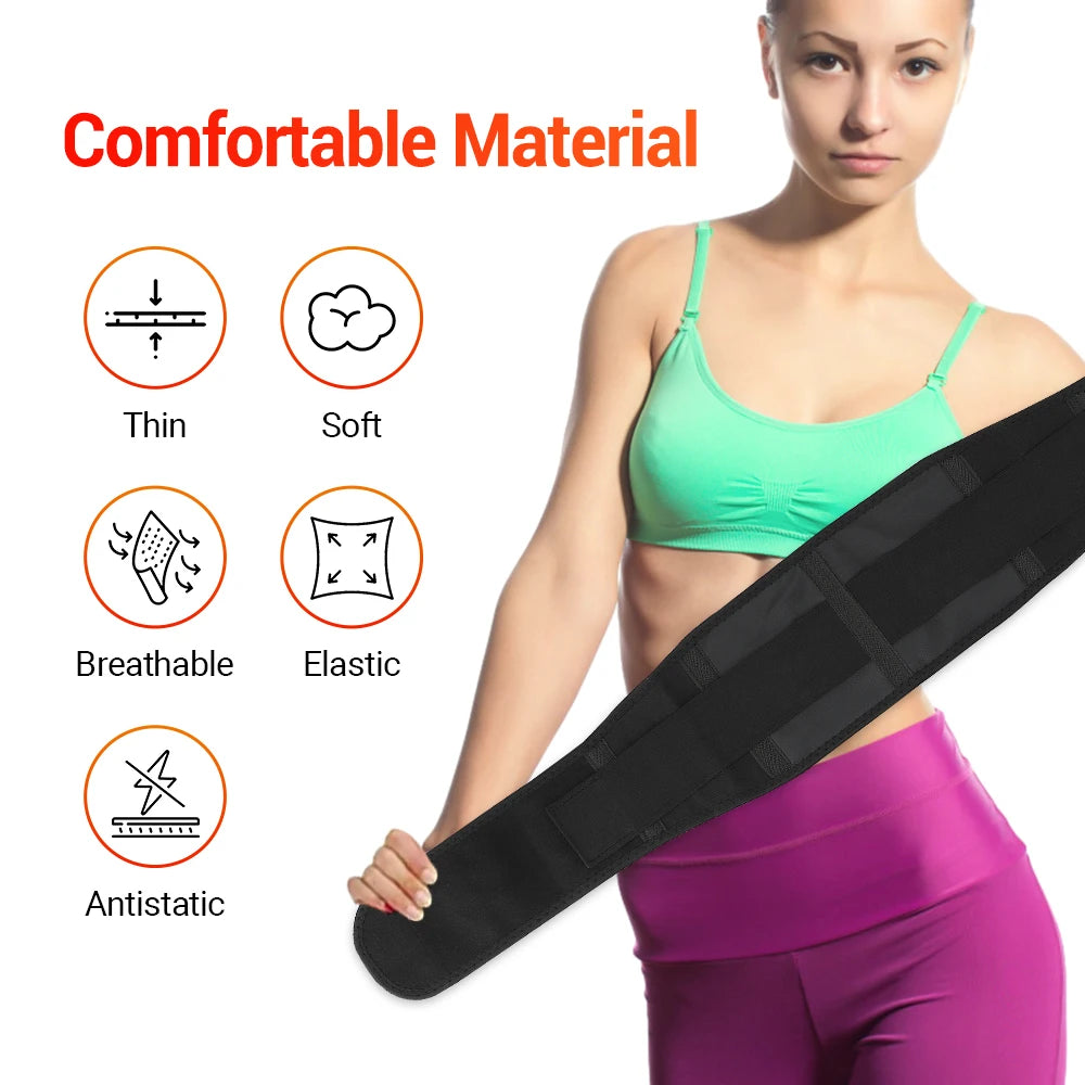 Tourmaline Self Heating Magnetic Back Support Belt Lumbar Relief