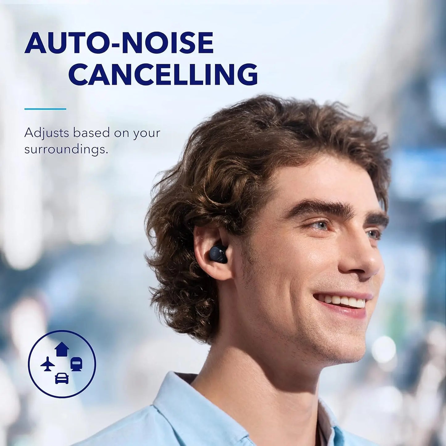 Soundcore By Anker Space A40 Adaptive Noise Cancelling Earbuds