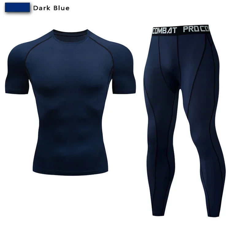 NONECN Unisex Compression Sportswear Set For Training And Yoga