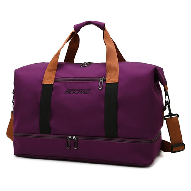 Casual Travel Bag Large Capacity With Dry Wet Separation