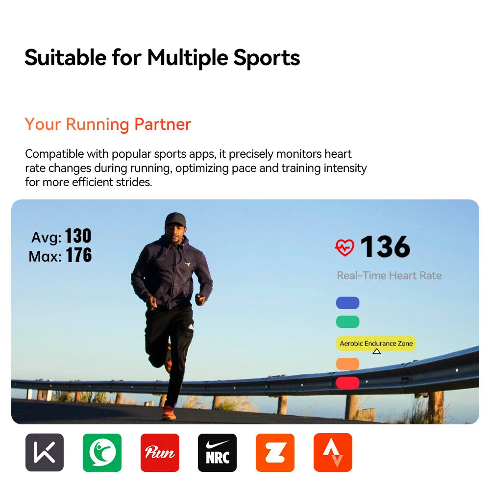 iGPSPORT HR50 Heart Rate Monitor Chest Strap For Gym Cycling