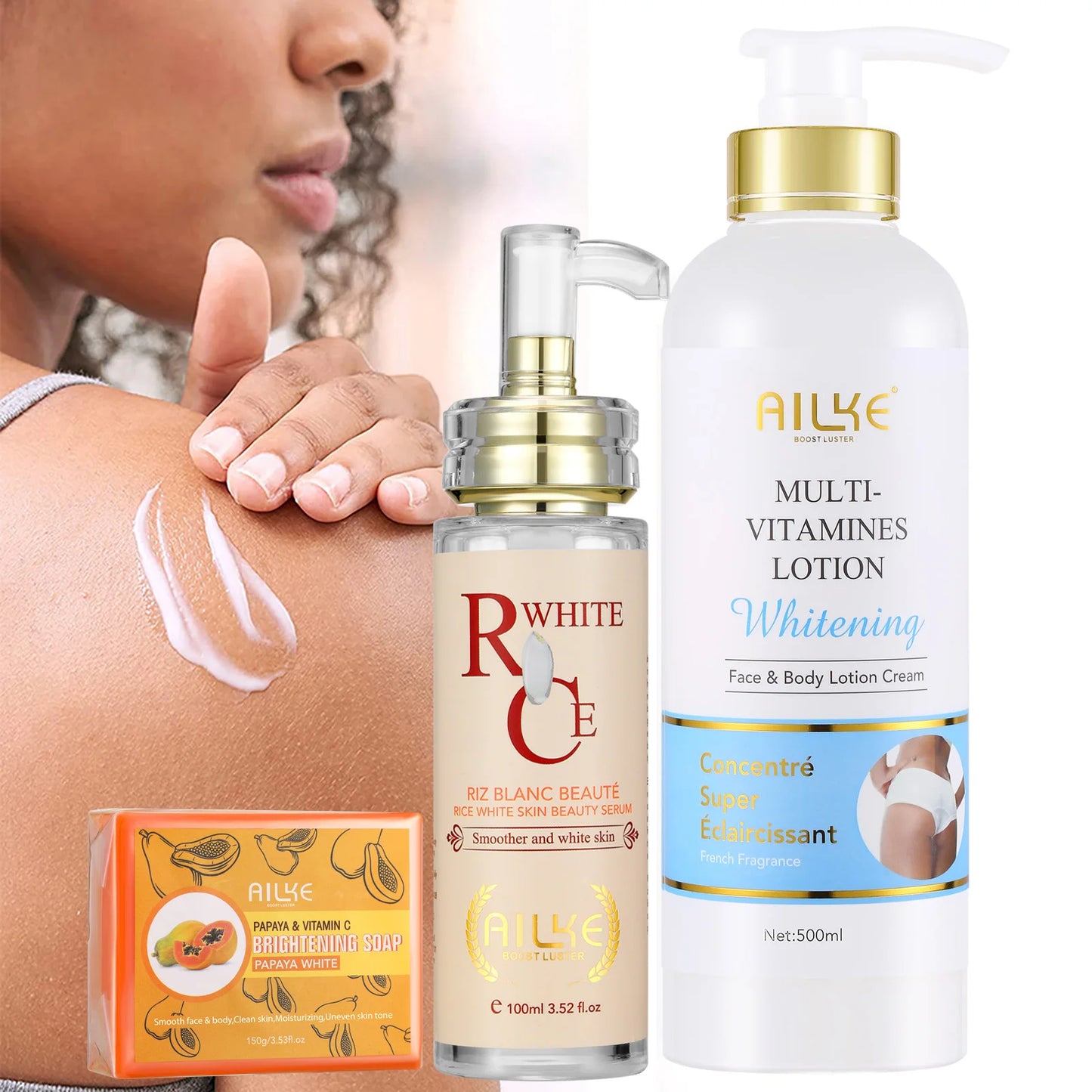 AILKE Multi Vitamin Brightening Body Lotion For Radiant Skin