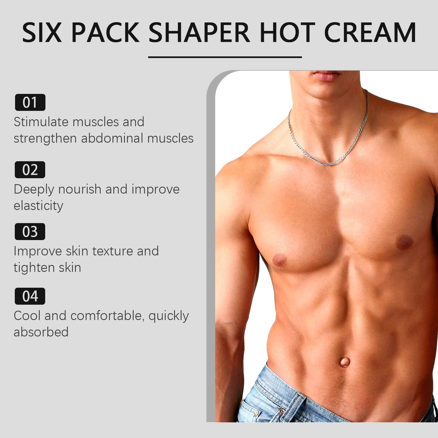 East Moon Muscle Activation Cream For Abdominal Tone And Fitness