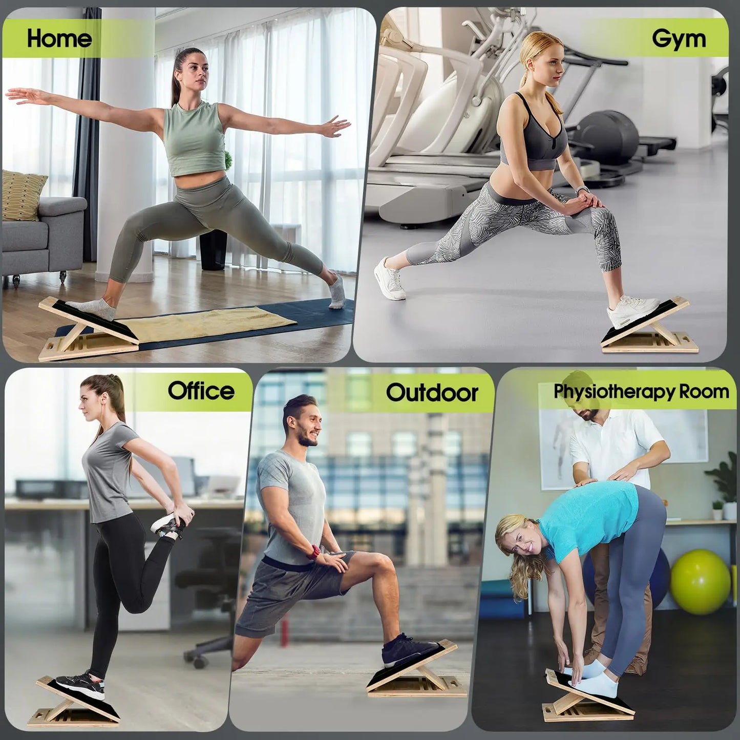 Slant Board Calf Stretcher For Physical Therapy And Squat Training