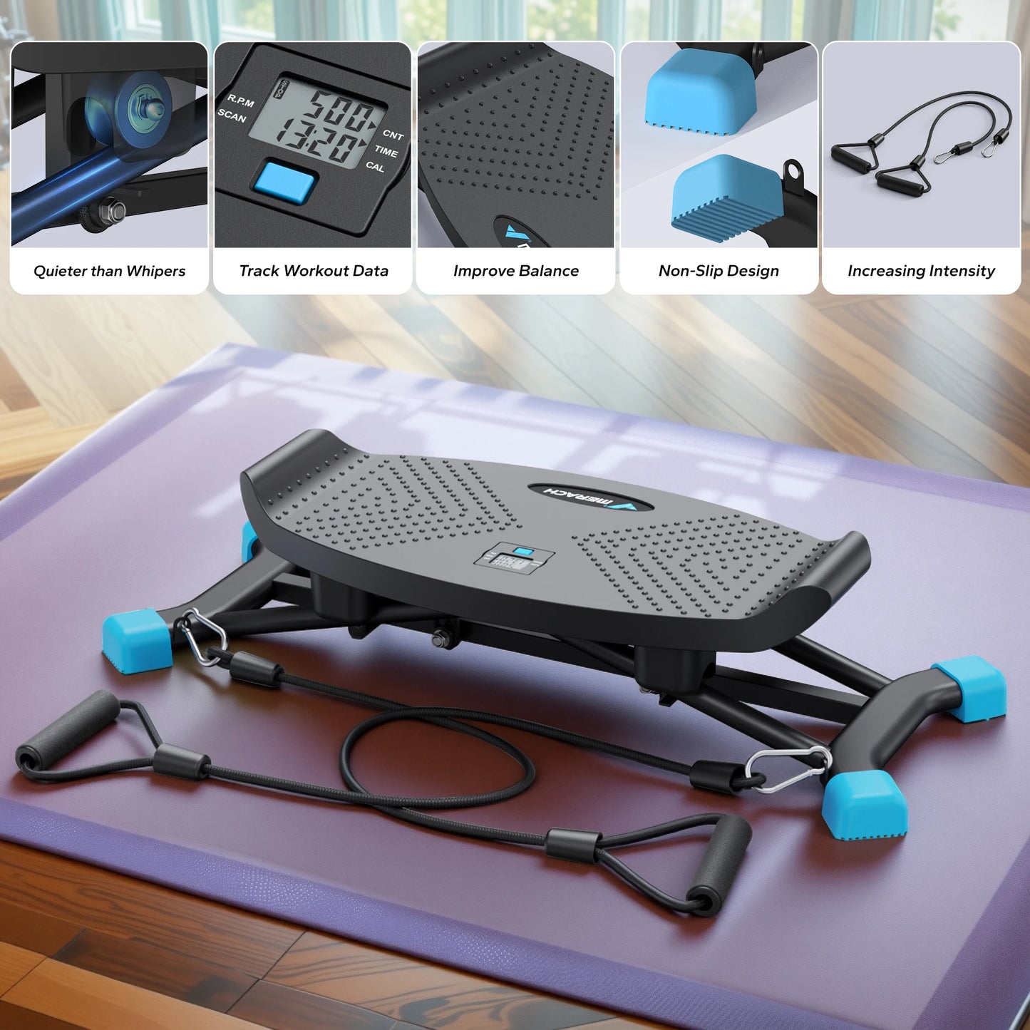 Merach Ski Machine Simulated Ski Training Fitness Equipment