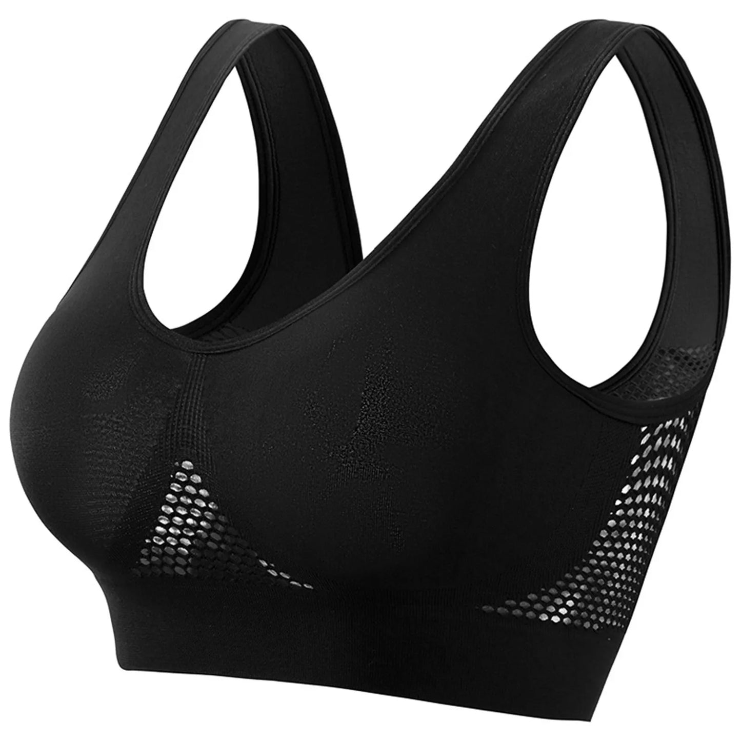 NONECN Beautiful Back Sports Bra Soft Support For Running Fitness