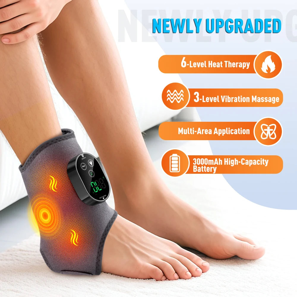 PASTSKY Electric Heating Foot Massager With Vibration and USB Rechargeable