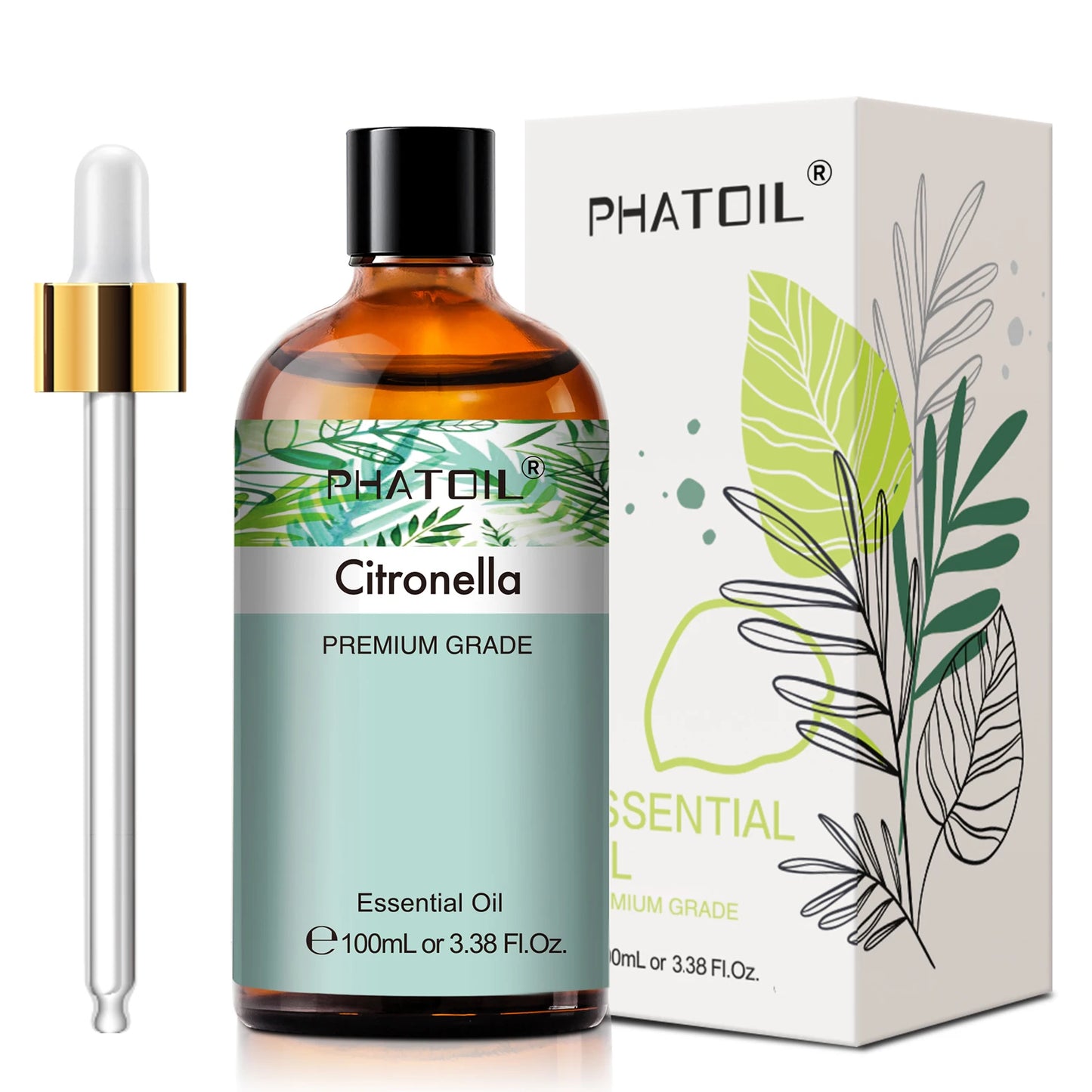 PHATOIL Essential Oils For Diffuser Lavender Jasmine Vanilla Sandalwood