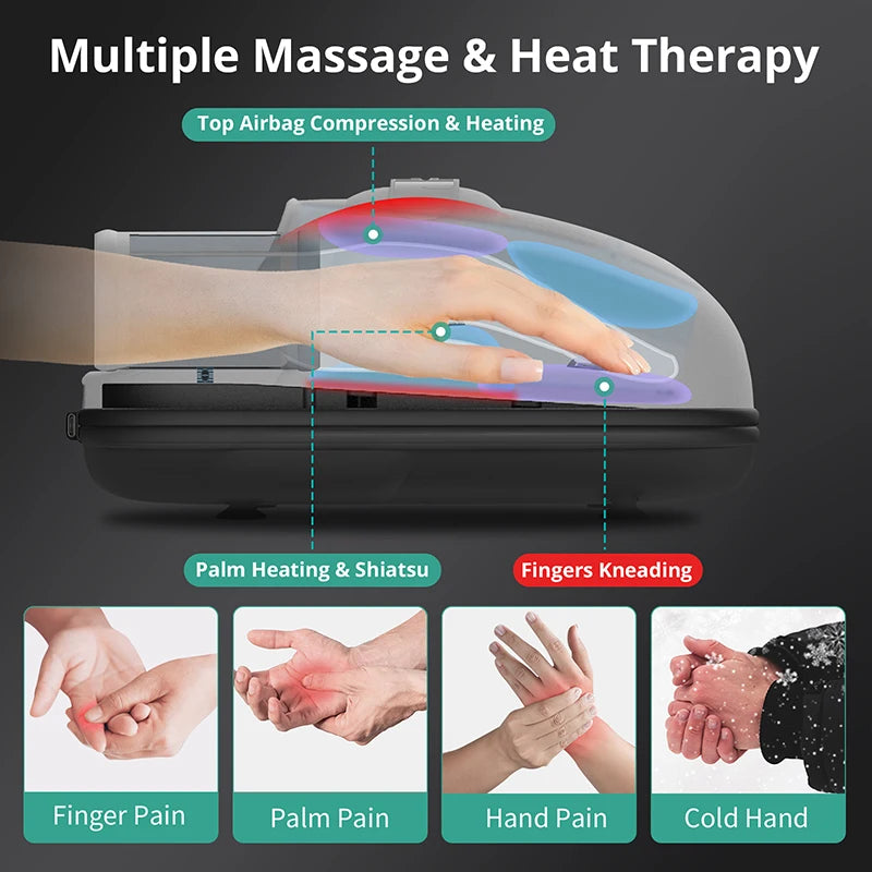 Medcursor Wireless Hand Massager Air Compression Palm Acupoint Massage
