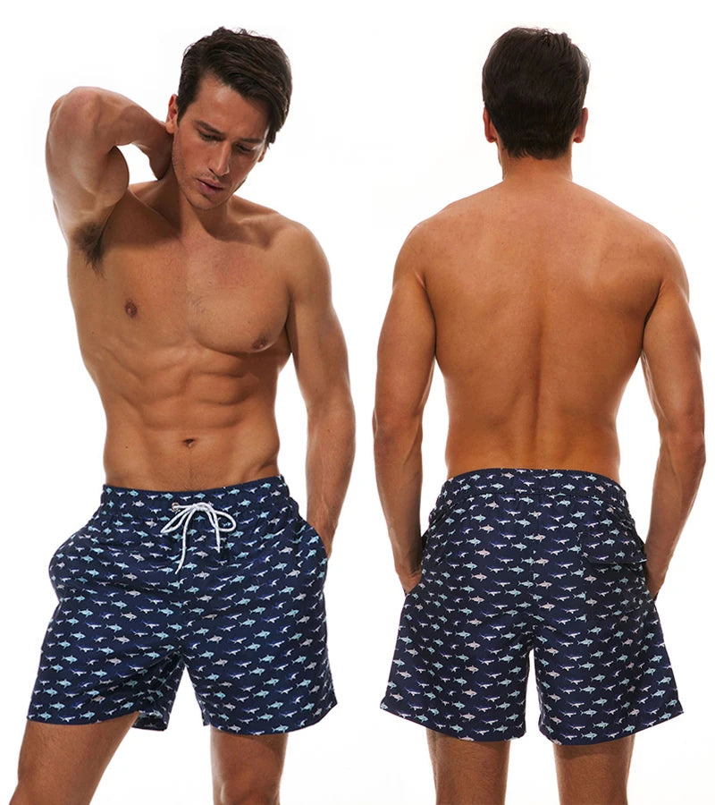 Quick Dry Summer Mens Swimwear Board Shorts For Men Beach Trunks