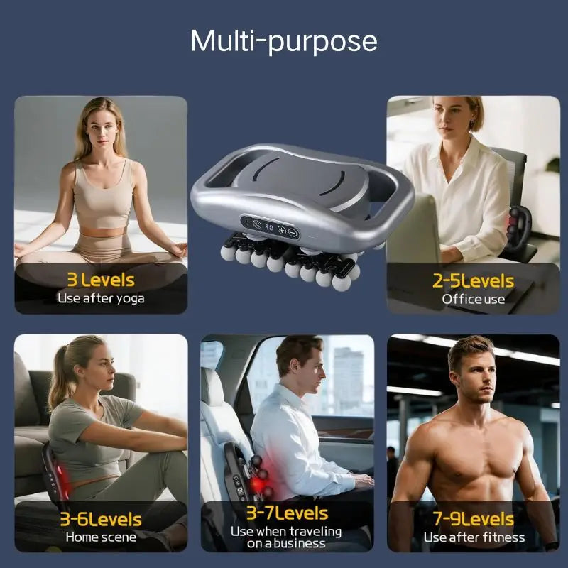 Professional Grade Muscle Massager Gun With 42 Massage Heads