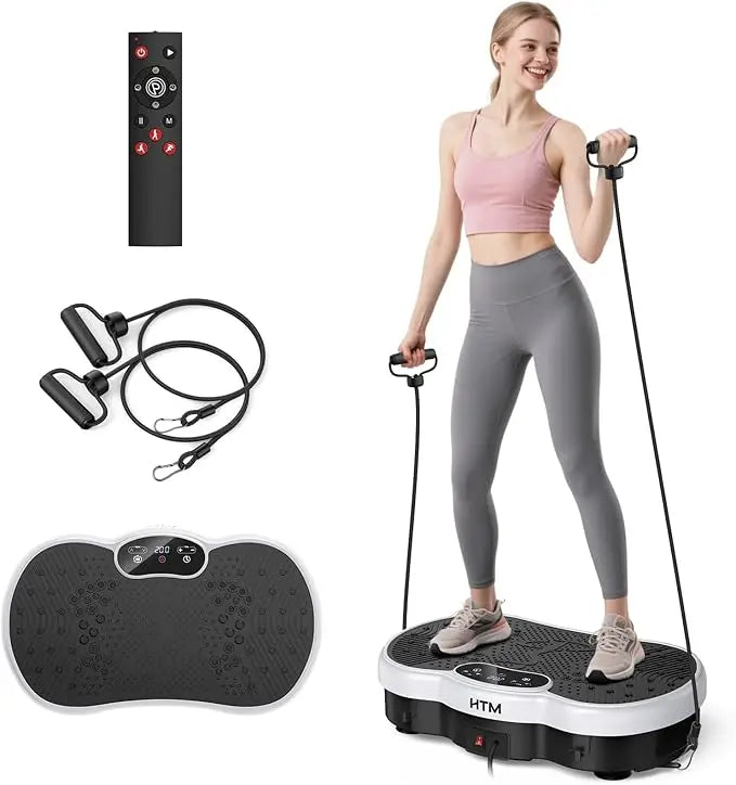 Fitness Vibration Plate With Calorie Tracking And 120 Speed Levels