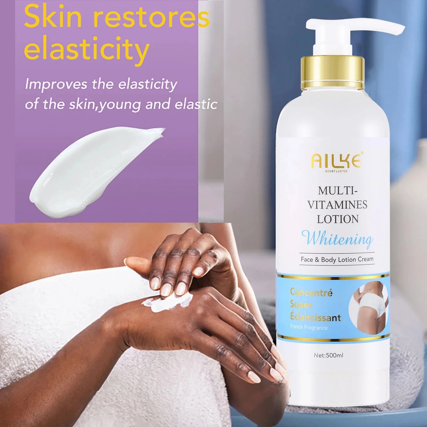 AILKE Multi Vitamin Brightening Body Lotion For Radiant Skin