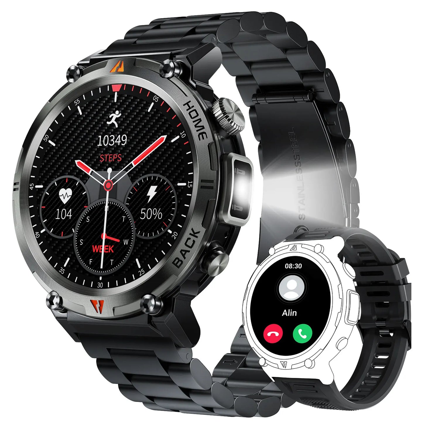 EIGIIS KE3 Smartwatch Bluetooth Call With Health Monitor