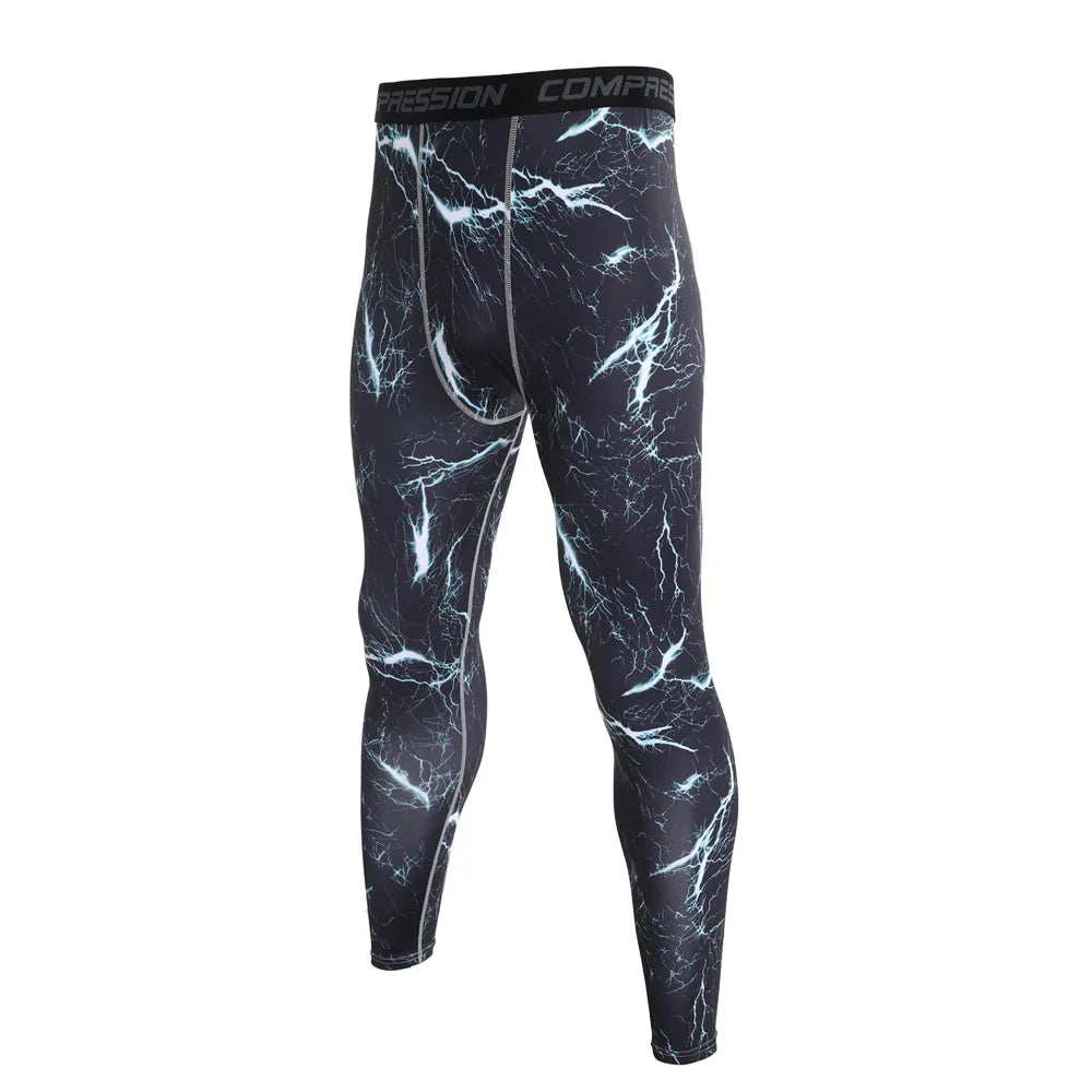 Camouflage Running Leggings For Men And Women Quick Dry