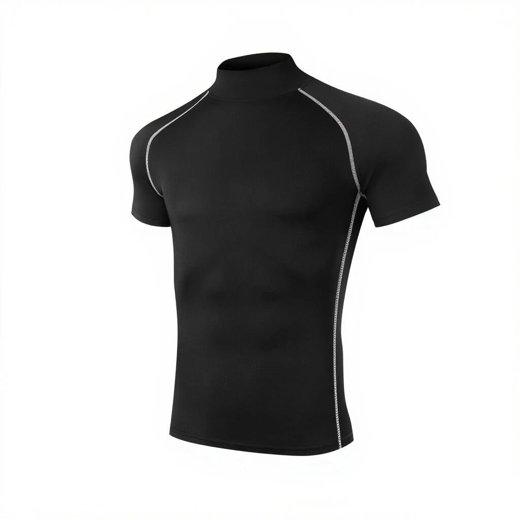NONECN Men's Compression T Shirt Quick Dry Bodybuilding Sportswear