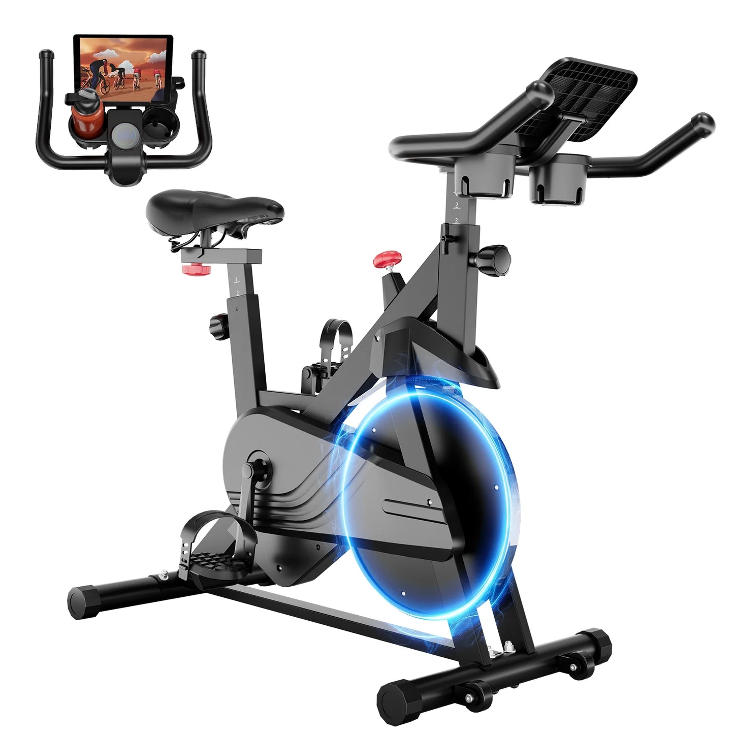 Superun 32-Level Magnetic Resistance Exercise Bike For Home Workout