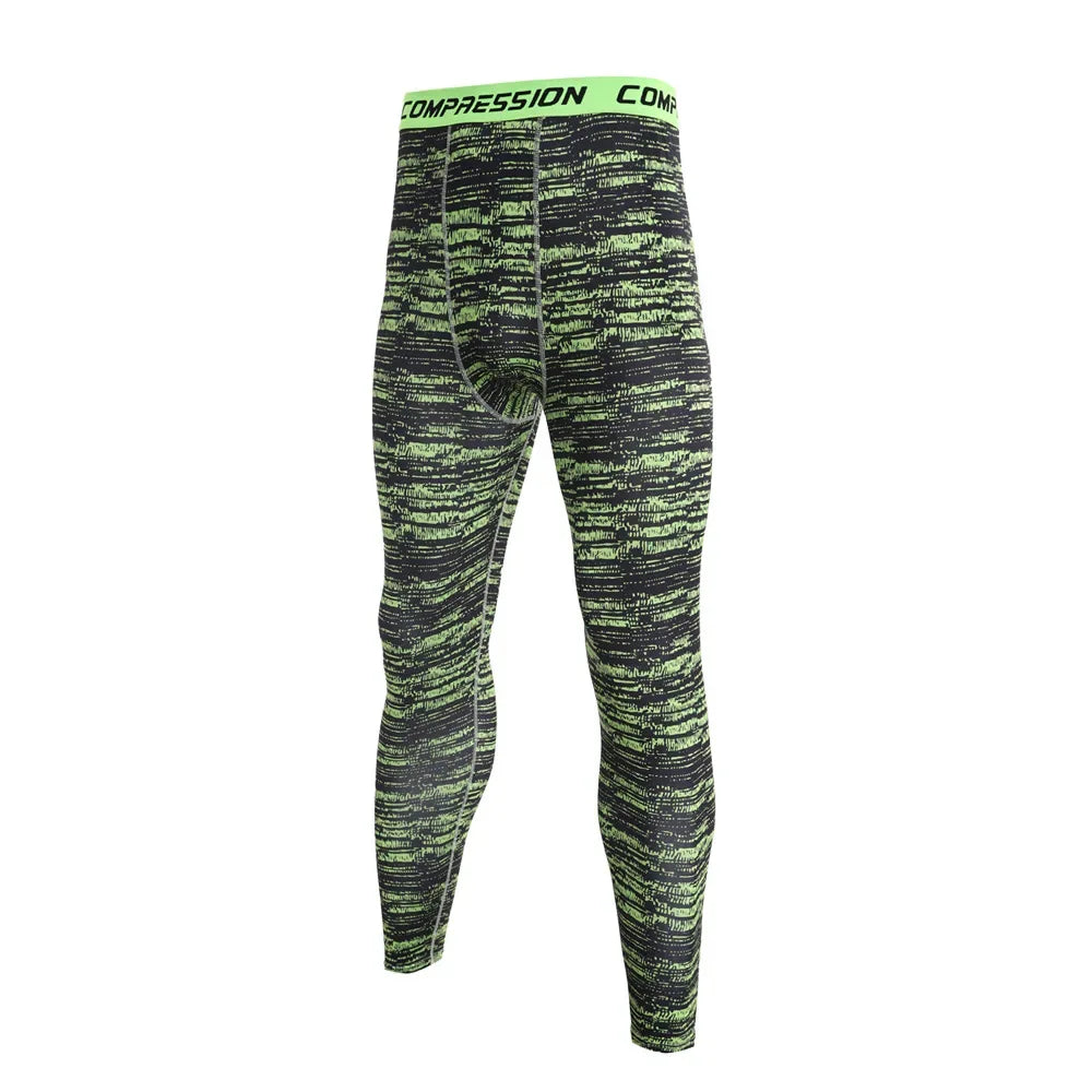 Camouflage Running Leggings For Men And Women Quick Dry
