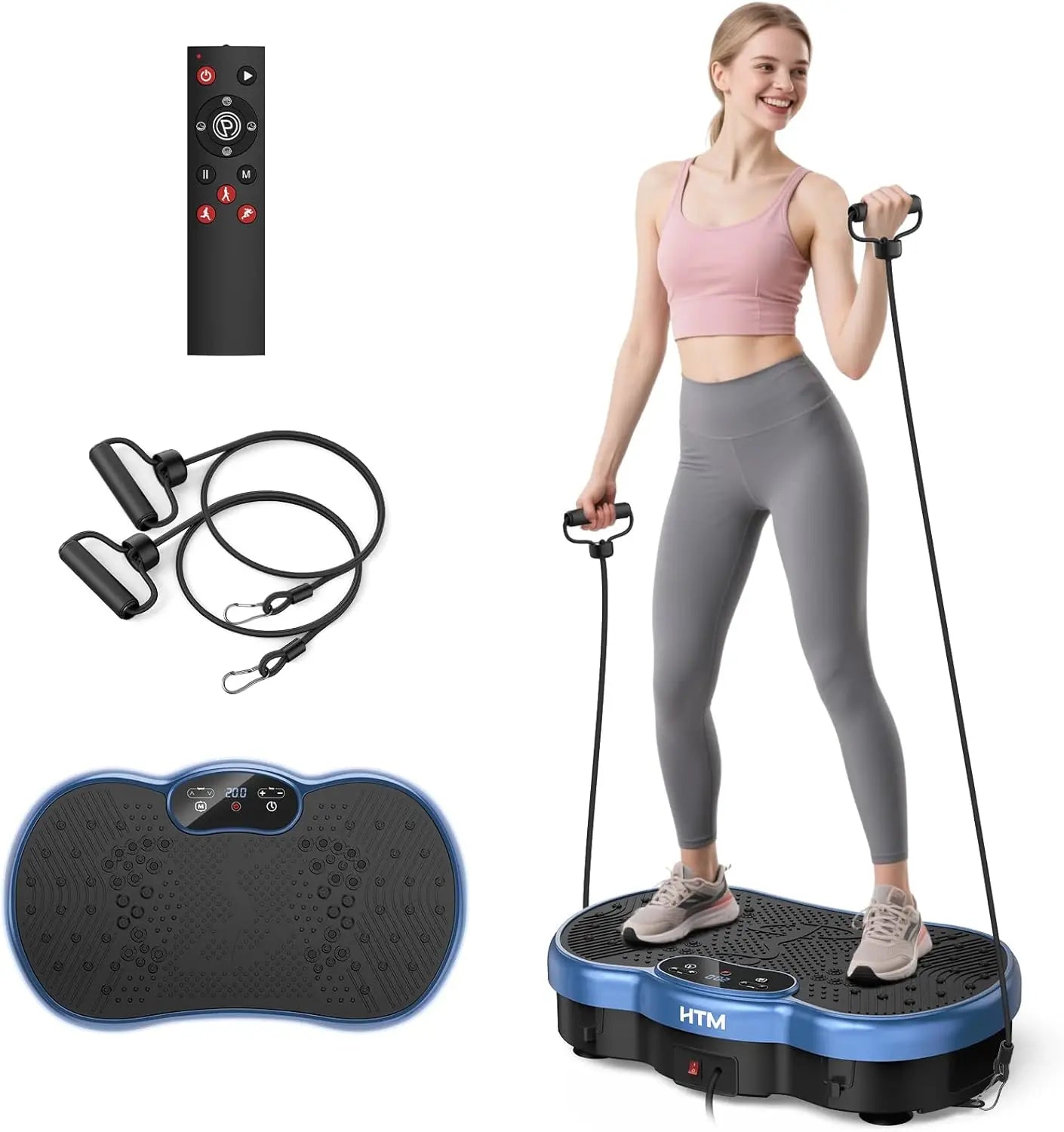Fitness Vibration Plate With Calorie Tracking And 120 Speed Levels