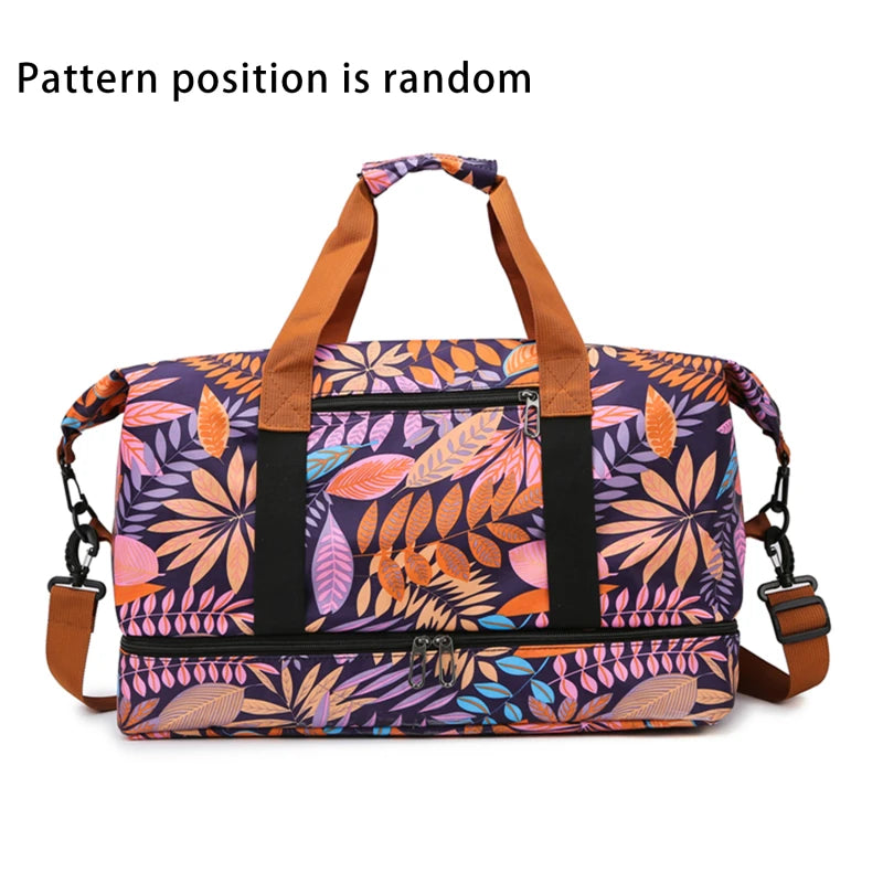 Casual Travel Bag Large Capacity With Dry Wet Separation