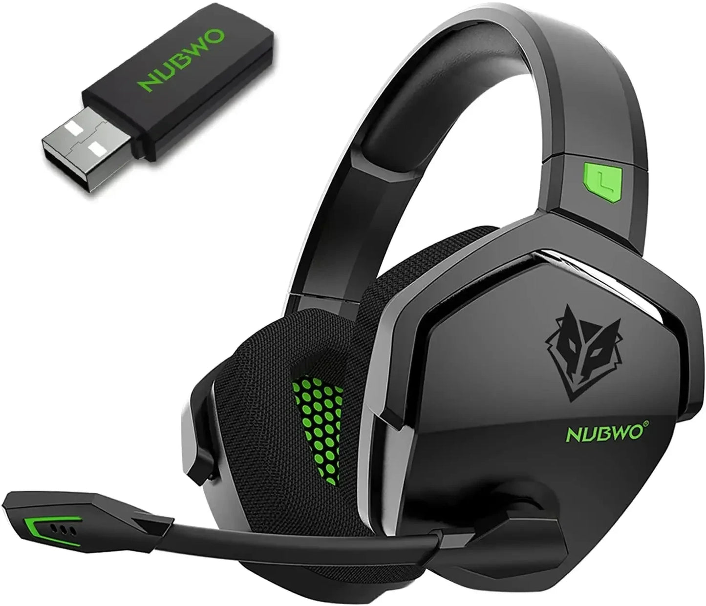 NUBWO G06 Dual Wireless Gaming Headset 7.1 Surround ENC Mic