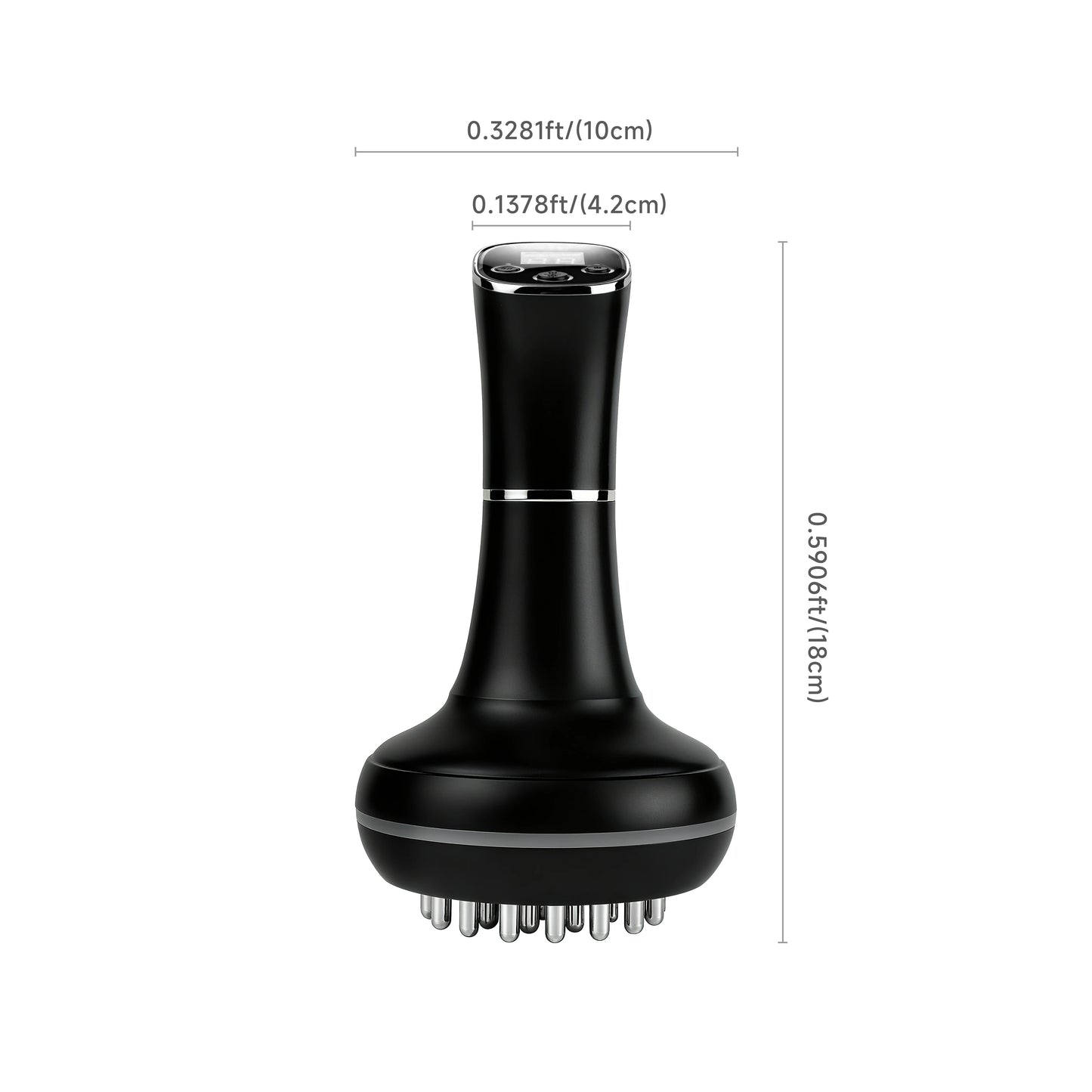 Aedwdpe Handheld Electric Meridian Massage Brush Full Body Gua Sha