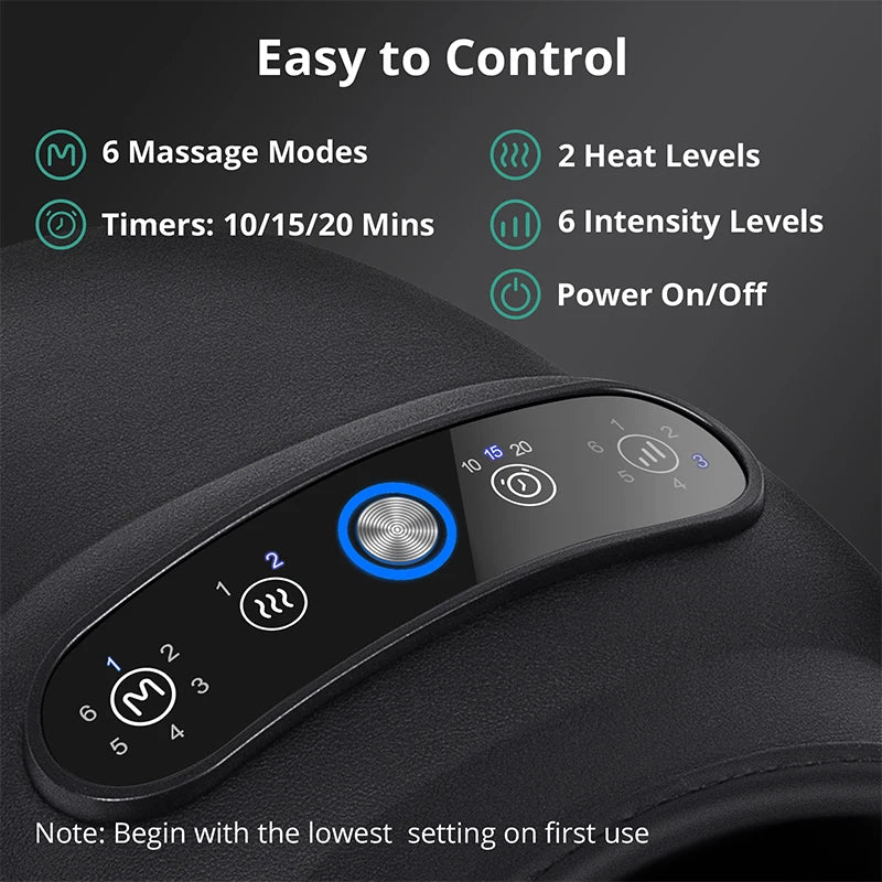 Medcursor Wireless Hand Massager Air Compression Palm Acupoint Massage