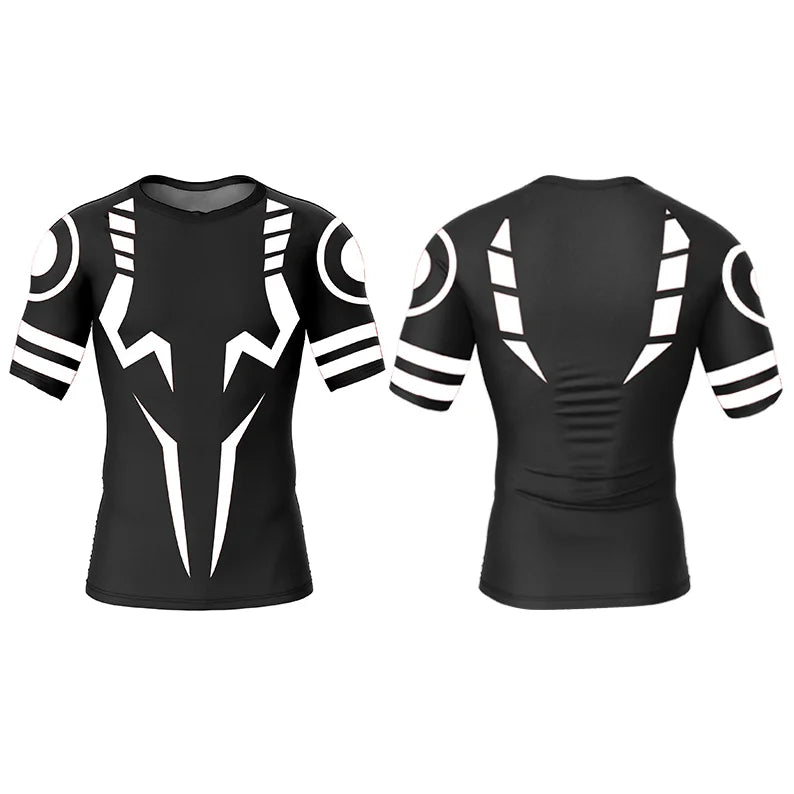 Jujutsu Kaisen Anime Compression T Shirt Men Women Quick Dry