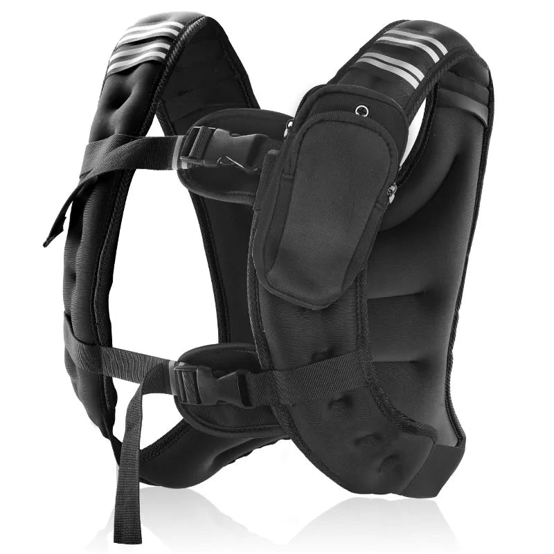 Weight Vest With Reflective Stripe For Workout And Running