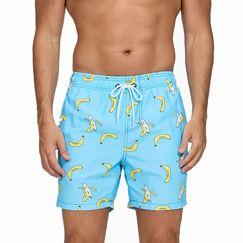 Quick Dry Summer Mens Swimwear Board Shorts For Men Beach Trunks
