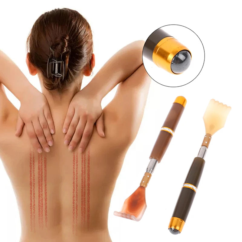 Extendable Magnetic Health Products Hackle Back Scratcher With Magnet Telescopic Scratching Backscratcher Massager Back Scraper