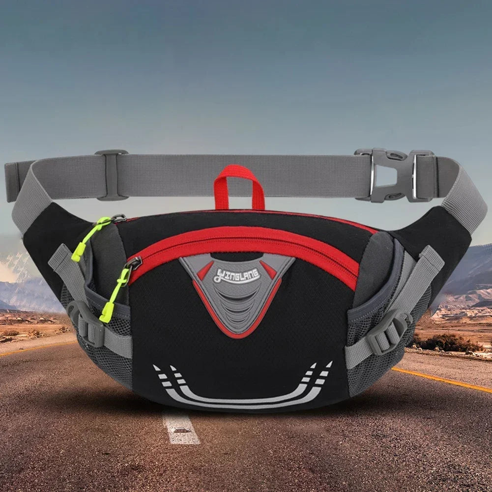MOJOYC Nylon Running Belt Waist Pack, Lightweight Breathable Storage