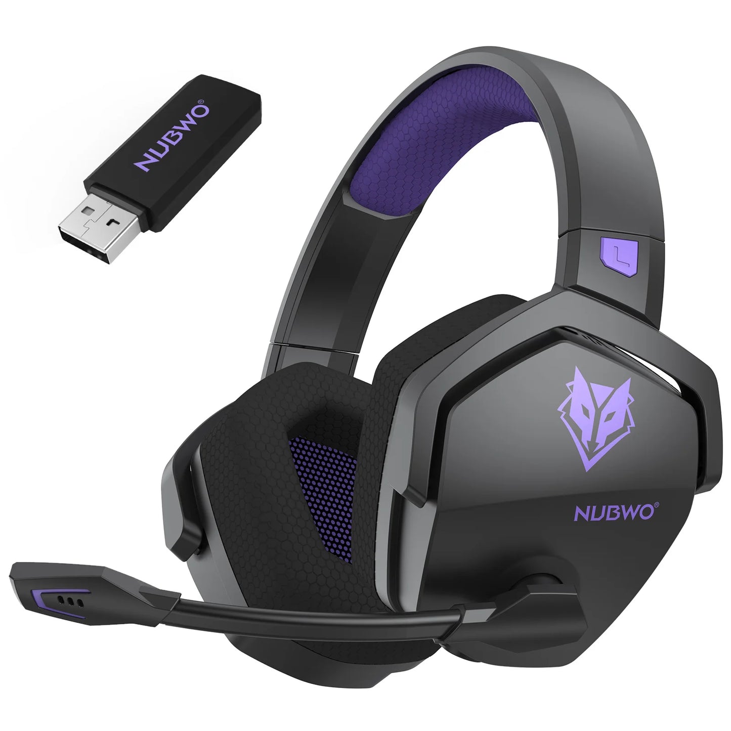 NUBWO G06 Dual Wireless Gaming Headset 7.1 Surround ENC Mic