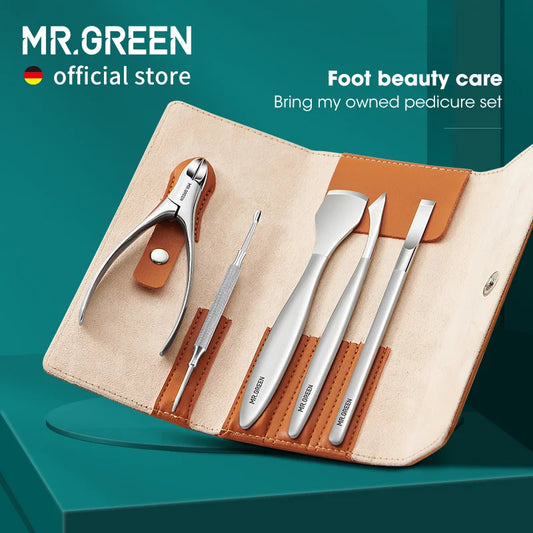 MR.GREEN Pedicure Knife Set Foot Care Tools Stainless Steel Kit
