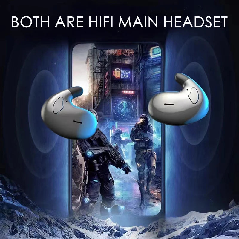 SHUKE Ultra Thin Sleep Headphones Wireless Bluetooth Earbuds