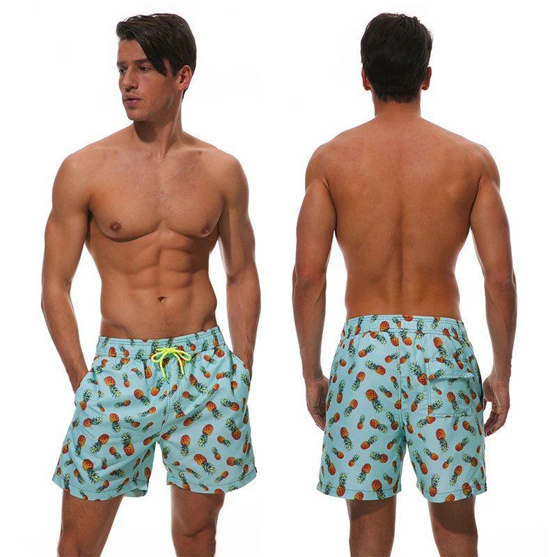 Quick Dry Summer Mens Swimwear Board Shorts For Men Beach Trunks