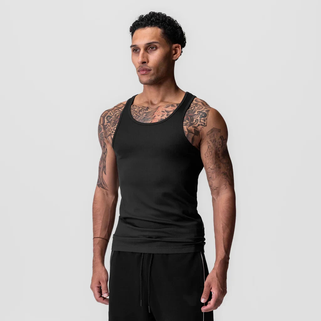 NONECN Mens Fitness Tank Top Breathable Sleeveless Running Vest