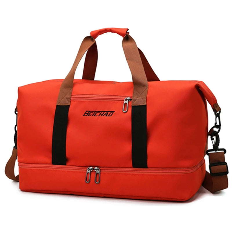 Casual Travel Bag Large Capacity With Dry Wet Separation