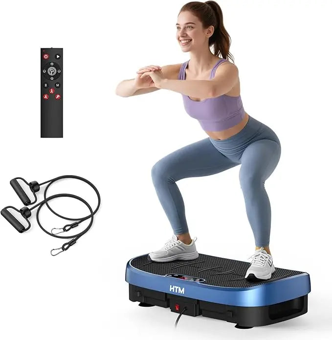 HTM Vibration Plate Fitness Platform 120 Levels Silent Operation