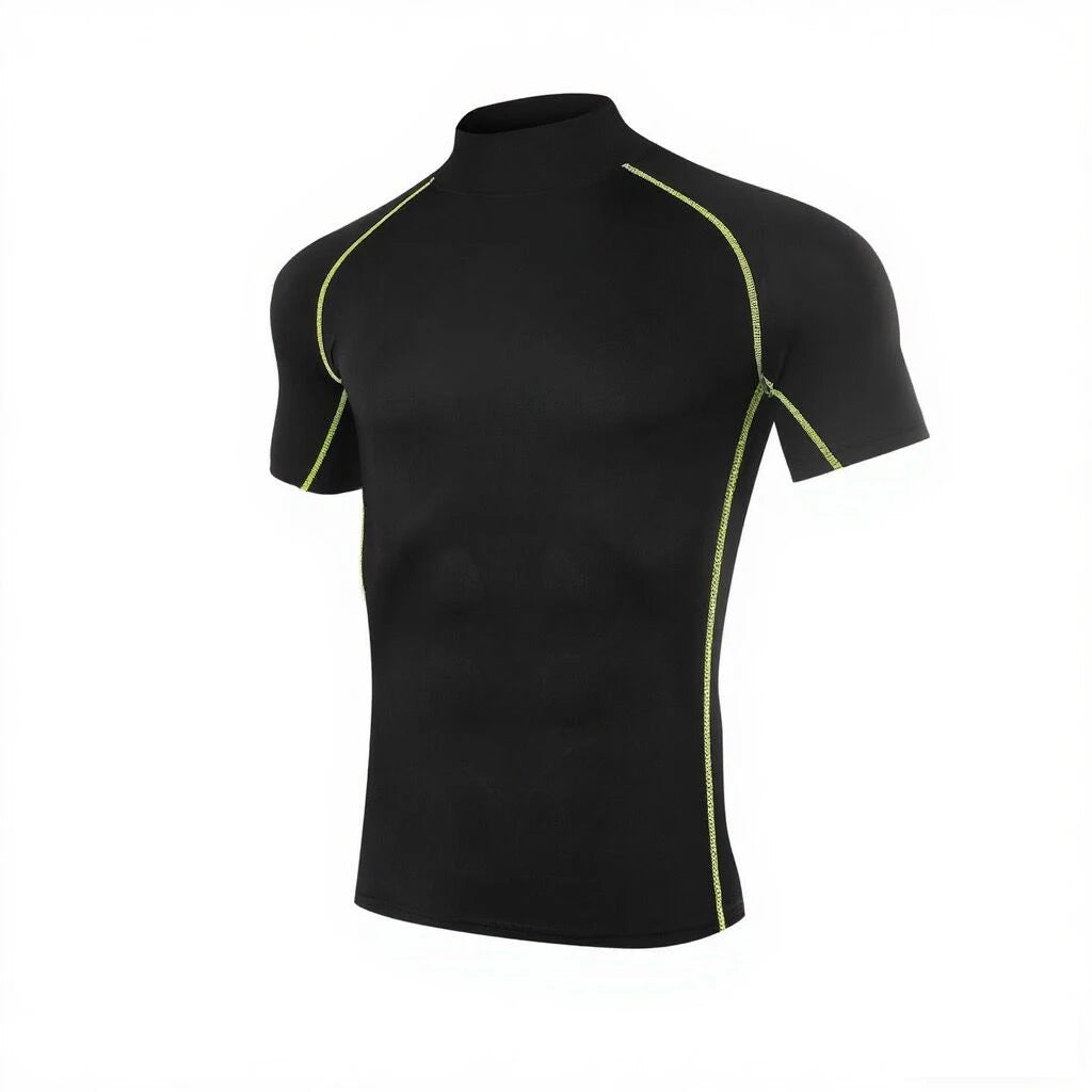 NONECN Men's Compression T Shirt Quick Dry Bodybuilding Sportswear