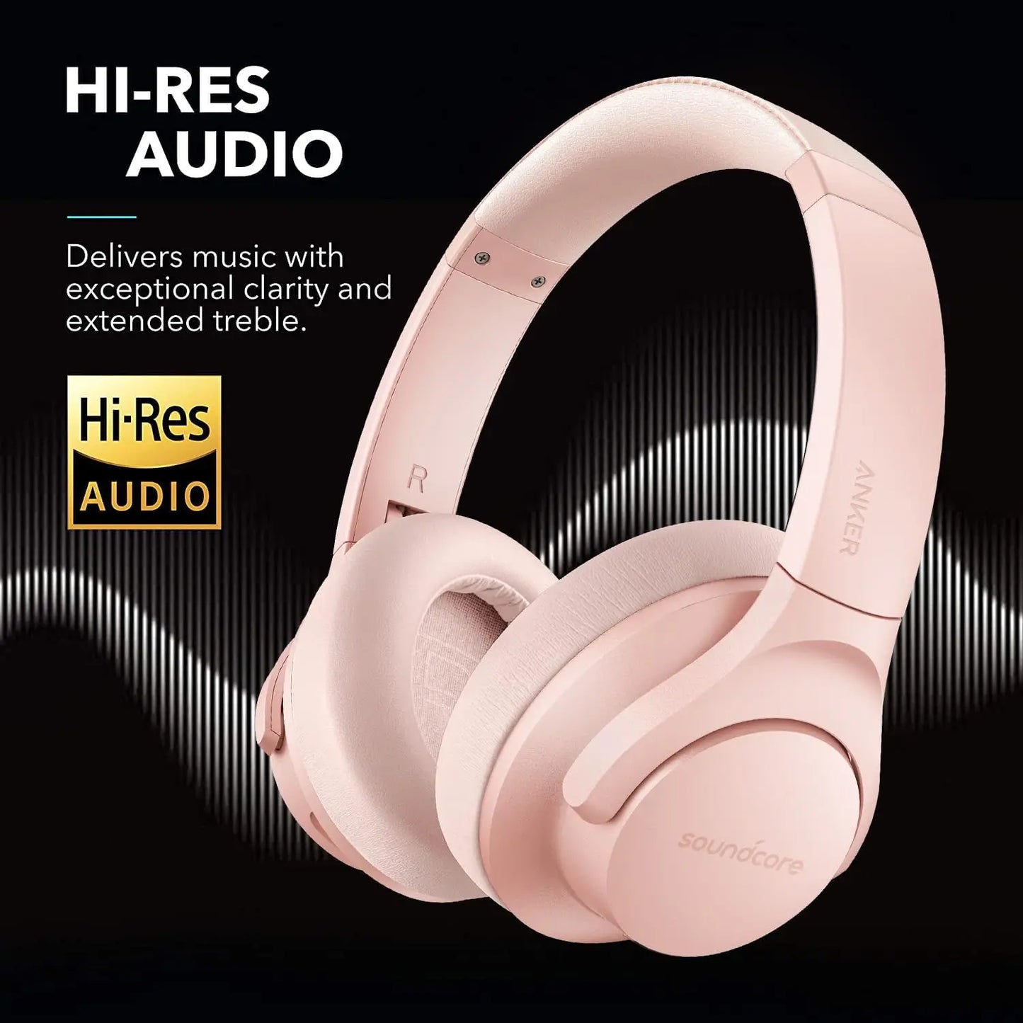 SoundCore Anker Life Q20 Hybrid ANC Wireless Over Ear Headphones