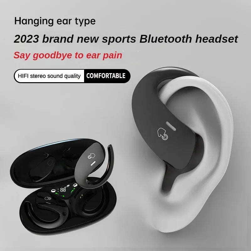 SHUKE Bone Conduction Sports Bluetooth Headset TWS Earbuds With Mic