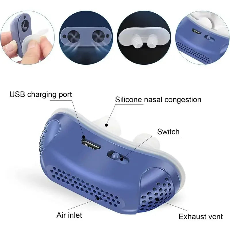 Anti Snoring Device Electric Nasal Clip For Snore Reduction