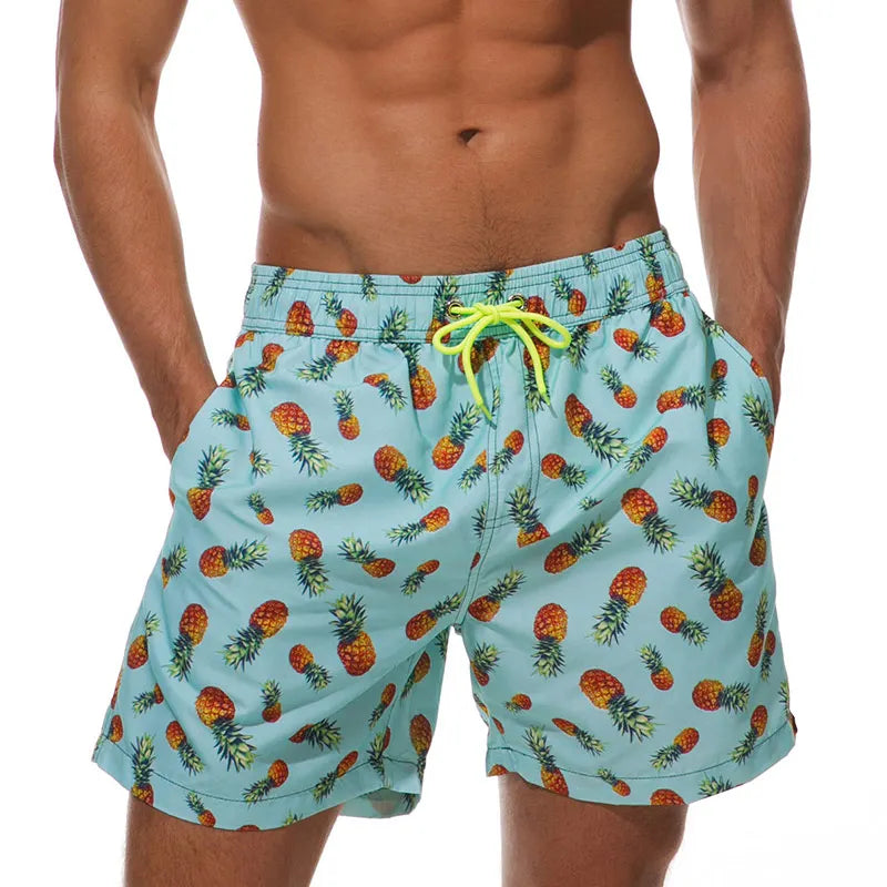 Quick Dry Summer Mens Swimwear Board Shorts For Men Beach Trunks