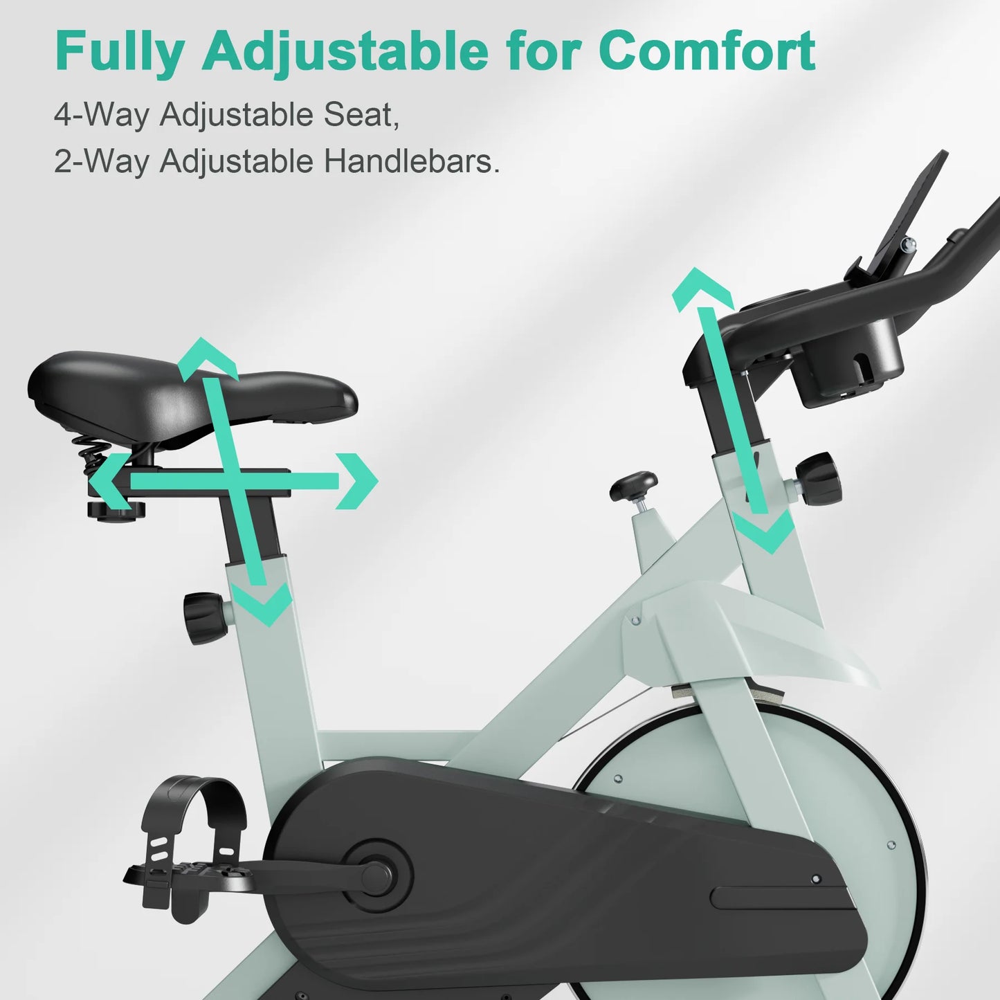 Superun 32-Level Magnetic Resistance Exercise Bike For Home Workout