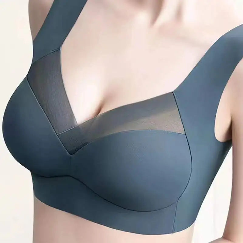 NONECN Women Lace Sport Bra Seamless Backless Bralette