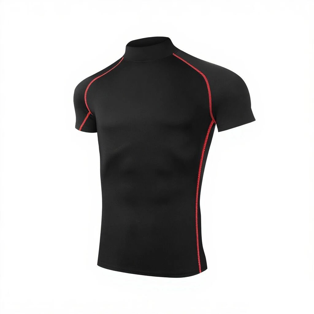 NONECN Men's Compression T Shirt Quick Dry Bodybuilding Sportswear